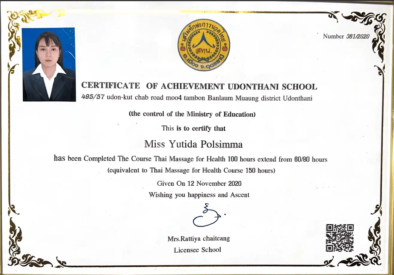yutida-thai-massage-certificate
